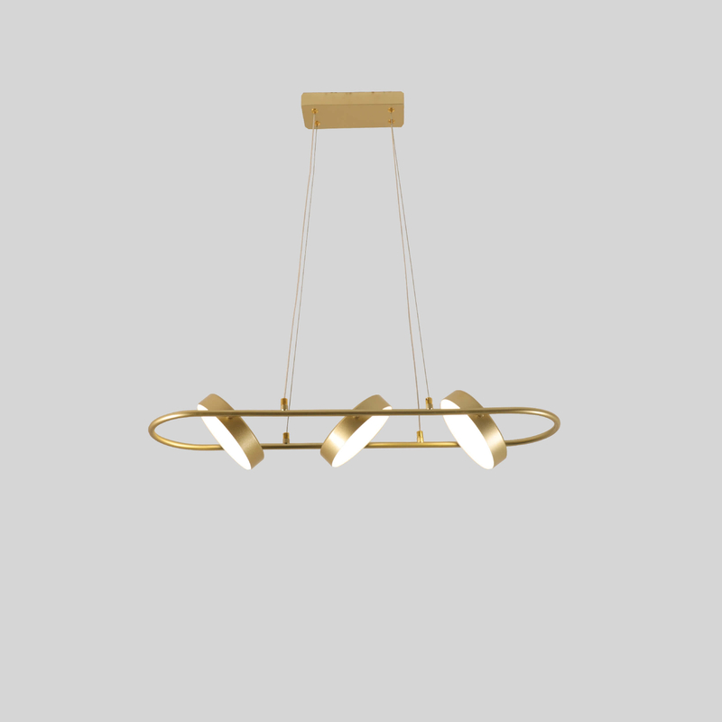 three circles led pendant light