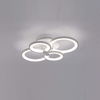 led ceiling lamp with the combination of the geometric shapes and the warm