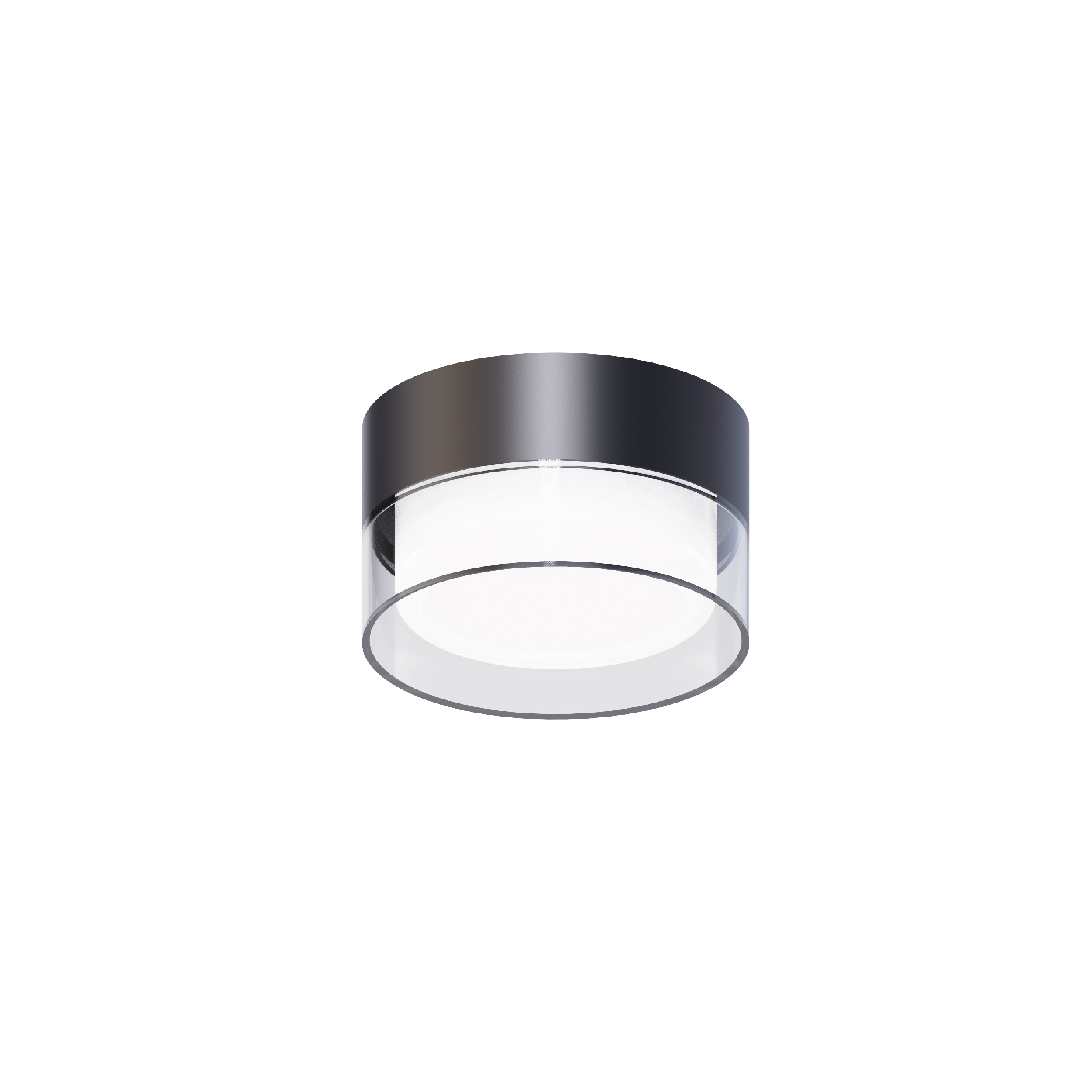 black and plastic gx53 down light