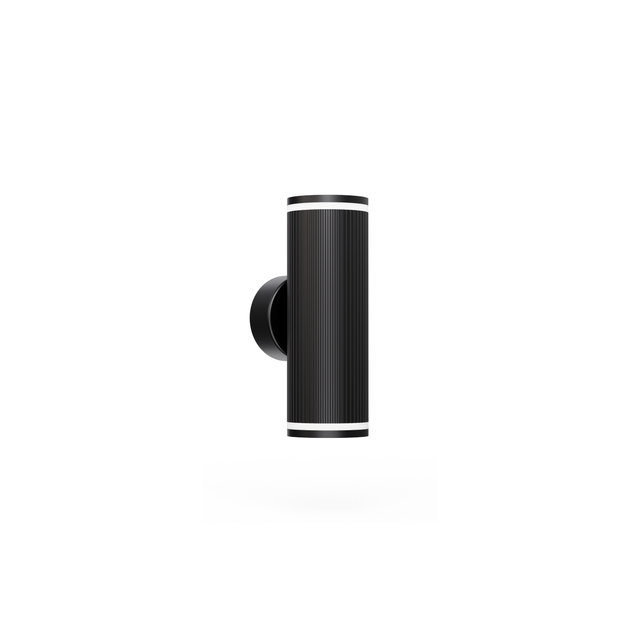 black dual light head gu10 wall light for bedroom