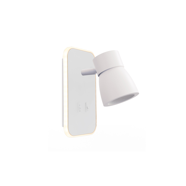 Interior GU10 Matte White Surface Mounted Cone Wall Lights IP65