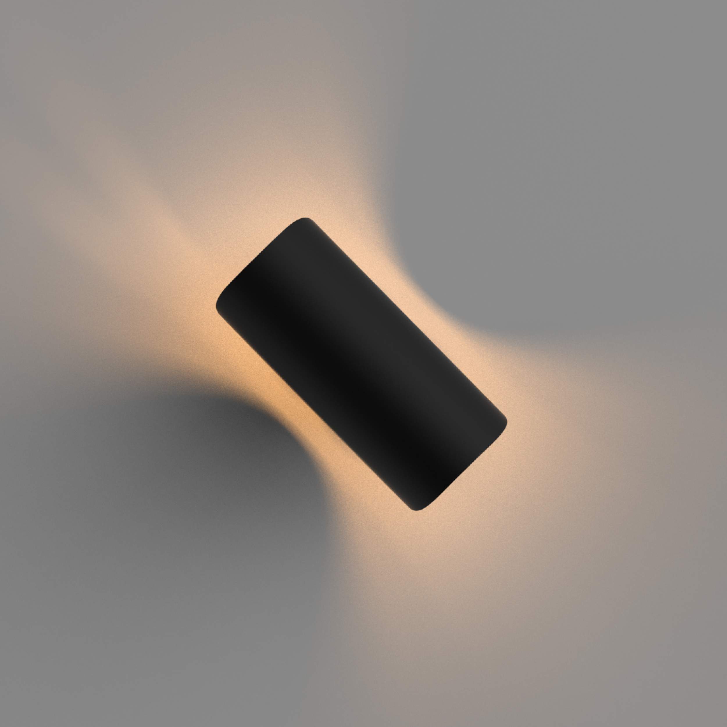 black half-circular shape g9 socket wall light for hallway