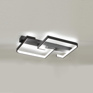 black square modern led ceiling light