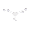 6 gx53 light heads white ceiling light for bedroom