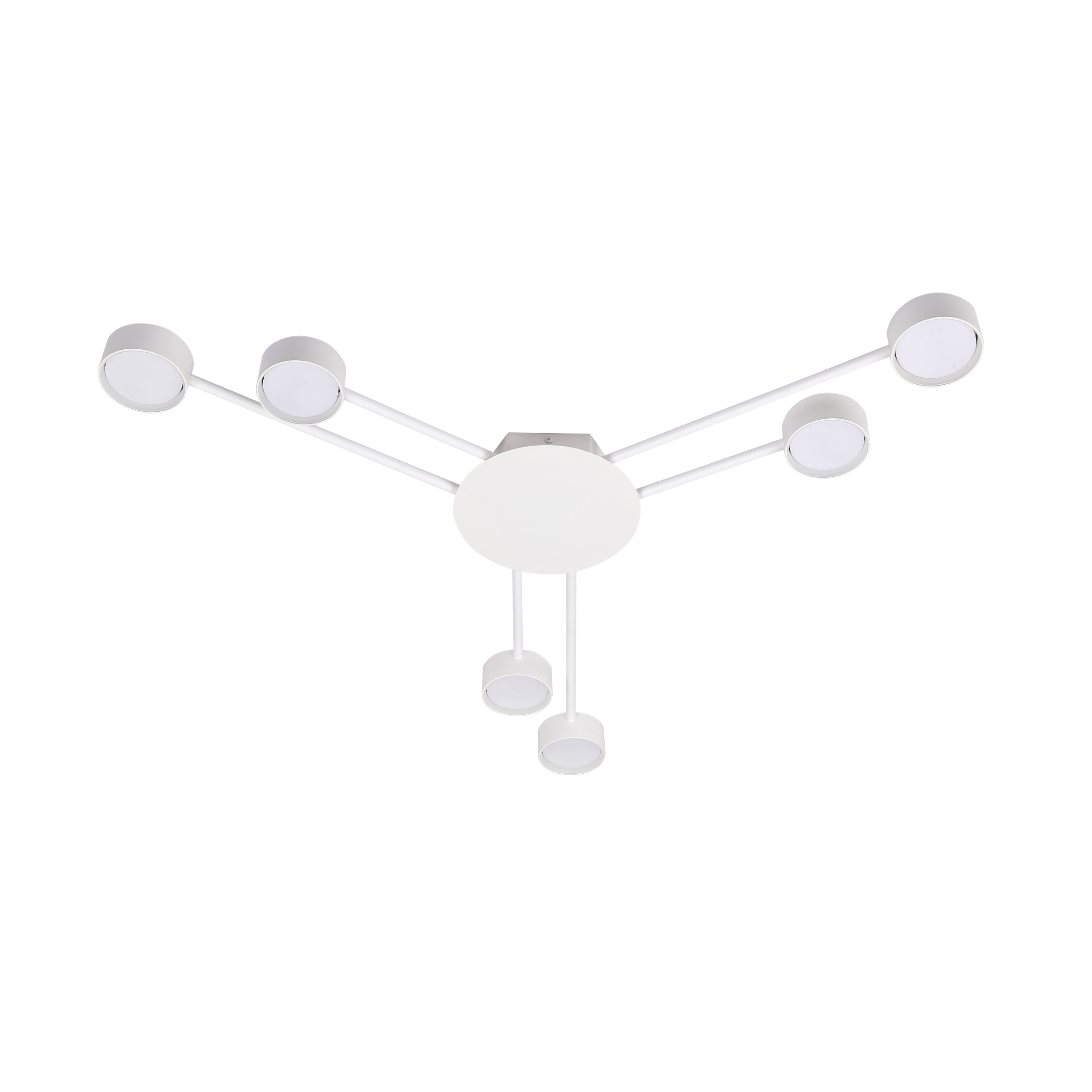6 gx53 light heads white ceiling light for bedroom