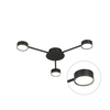 black three heads ceiling light for living room