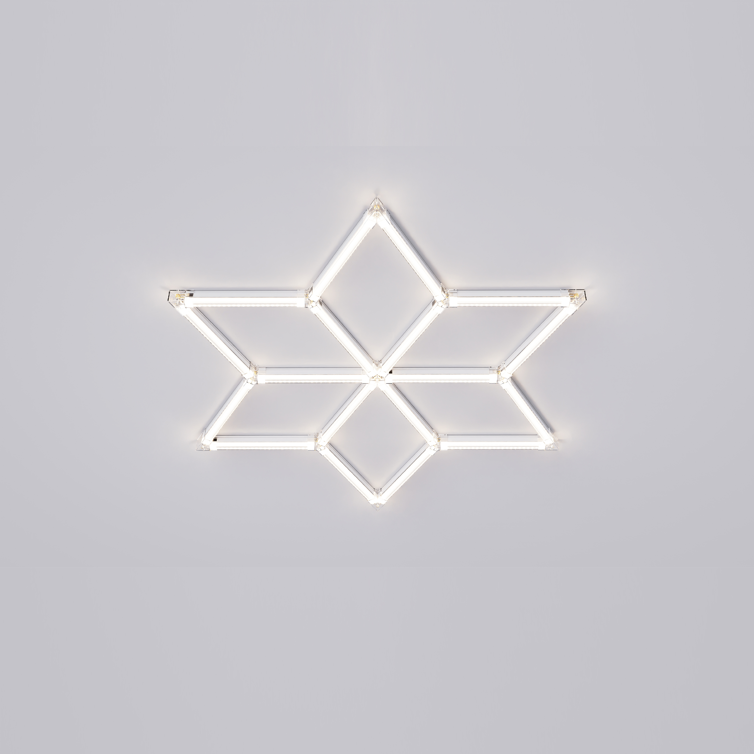 linear light DIY like a hexagram