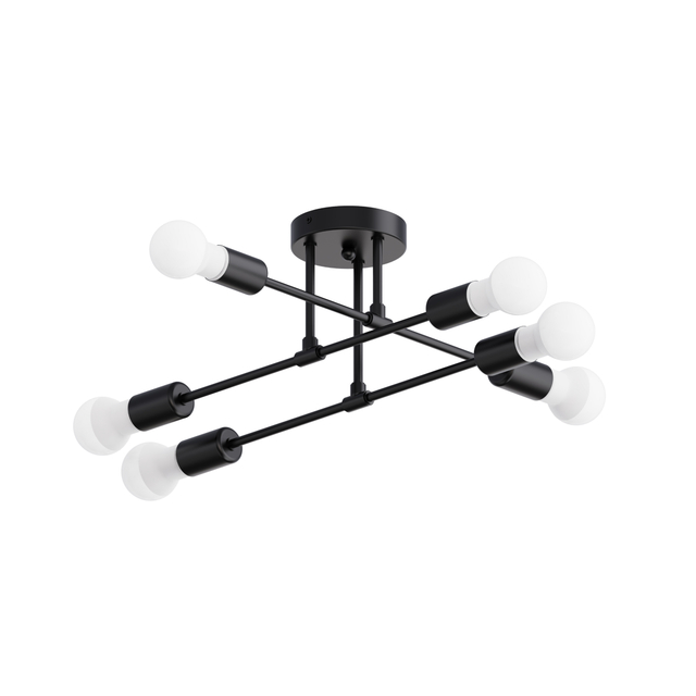 six e27 ceiling pendant light