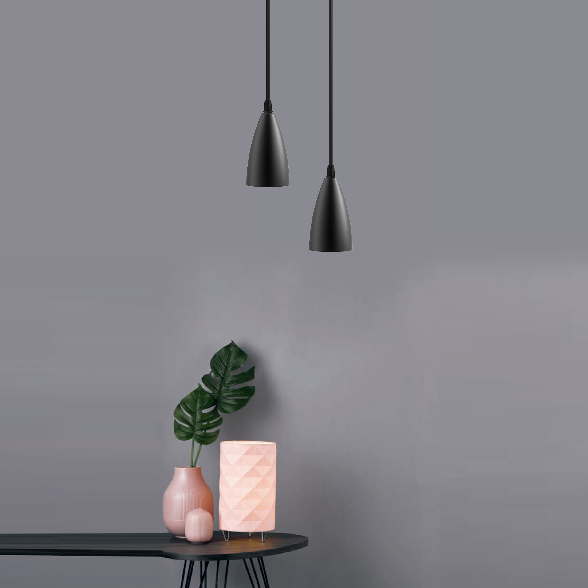 hanging pendant light with gu10 socket for restaurant