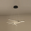 five straight bar led pendant light