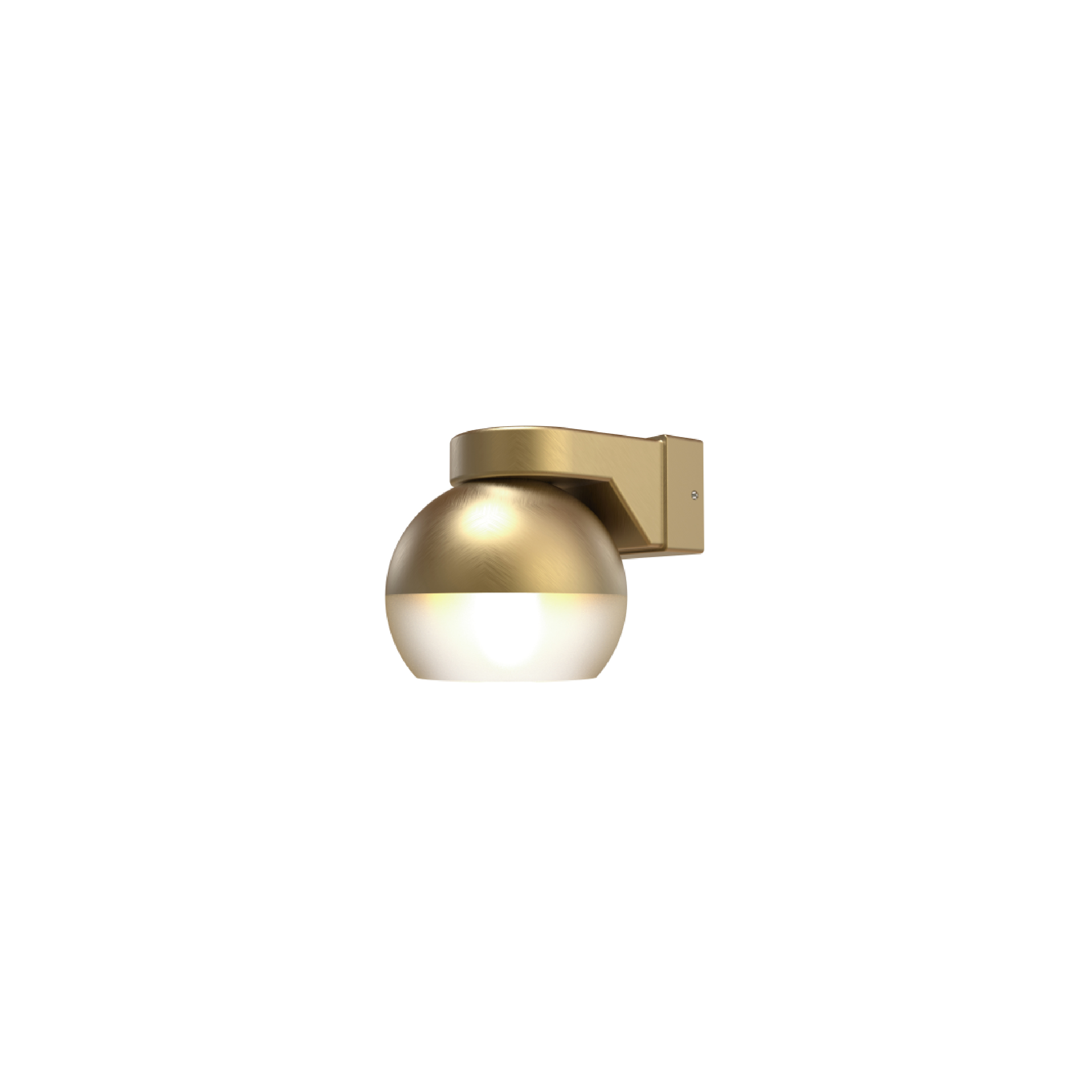 metal gold wall light