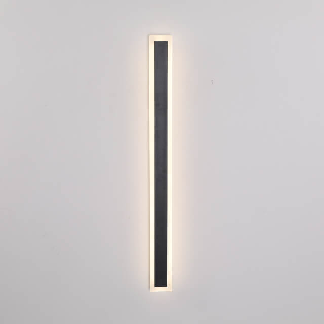 Contemporary Black and White Wall Light Fixture
