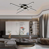 Twisted Knots Black Ceiling Light