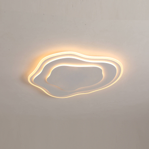 three layers of cloud shape acrylic combine to a led ceiling lamp