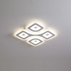 Four rhombuses LED ceiling light