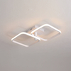 two square white boby LED ceiling lamp