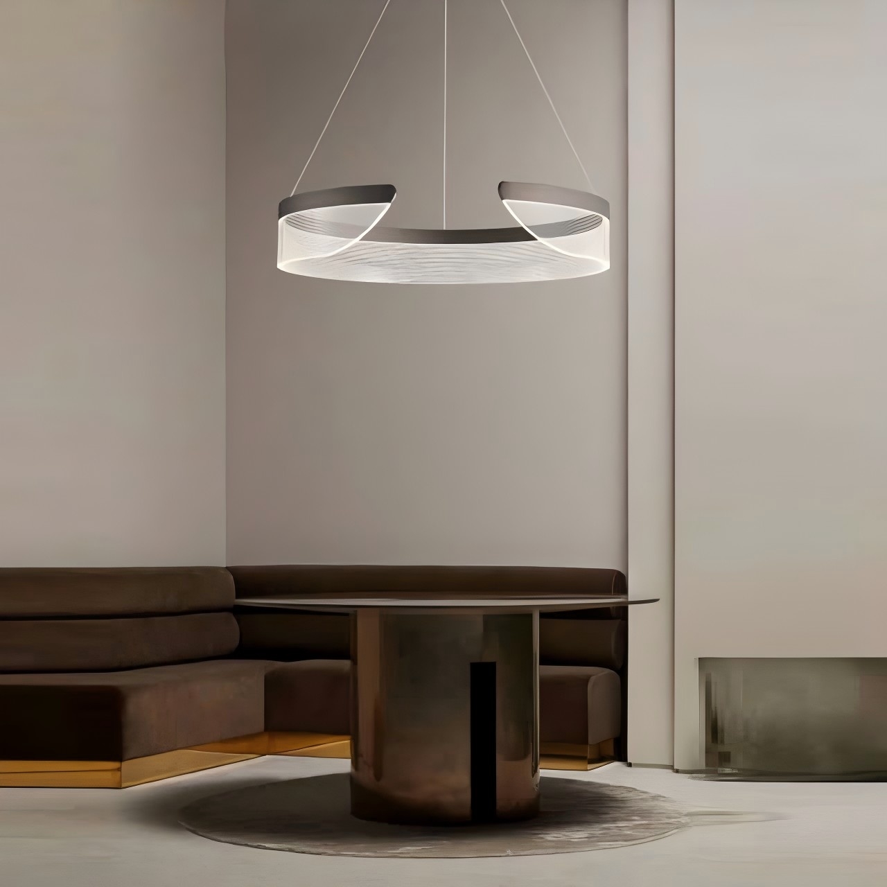 Warm color LED office light