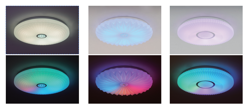 Smart dimming technology with adjustable color temperatures 