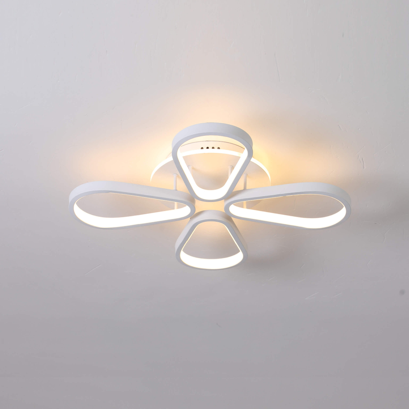 Four petals warm white color LED ceiling light