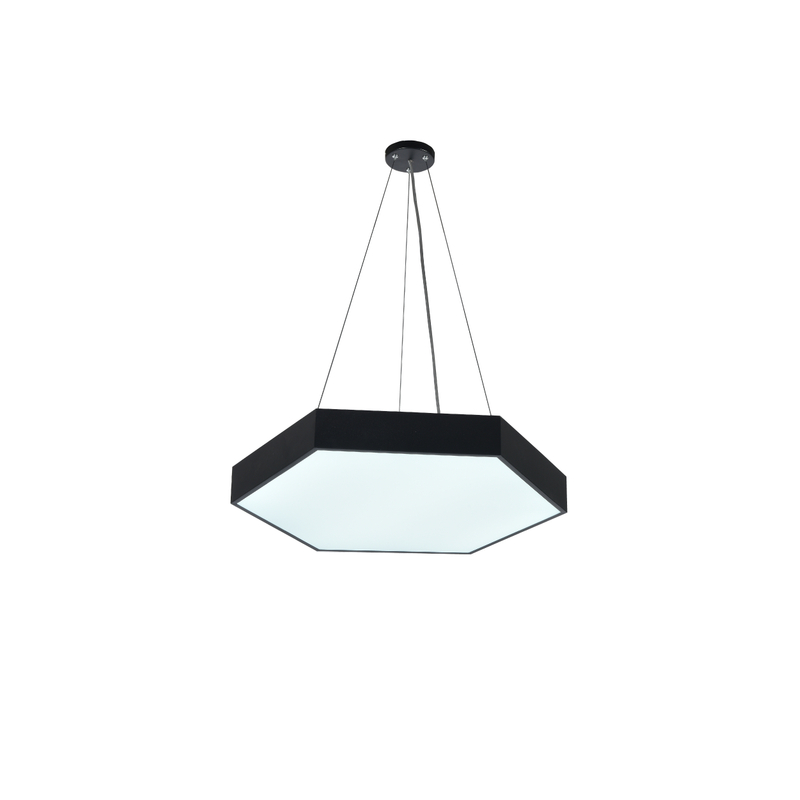 hexagonal decor office lights