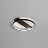 Black round led ceiling light