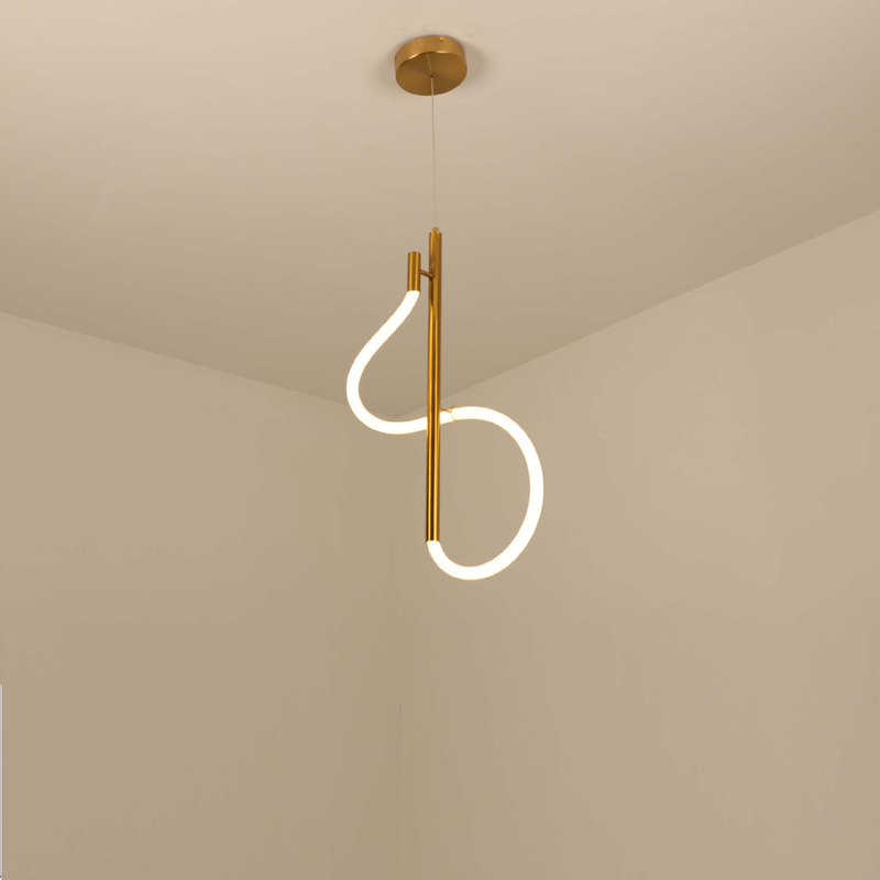 swirl led pendant light