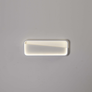 white square led wall light