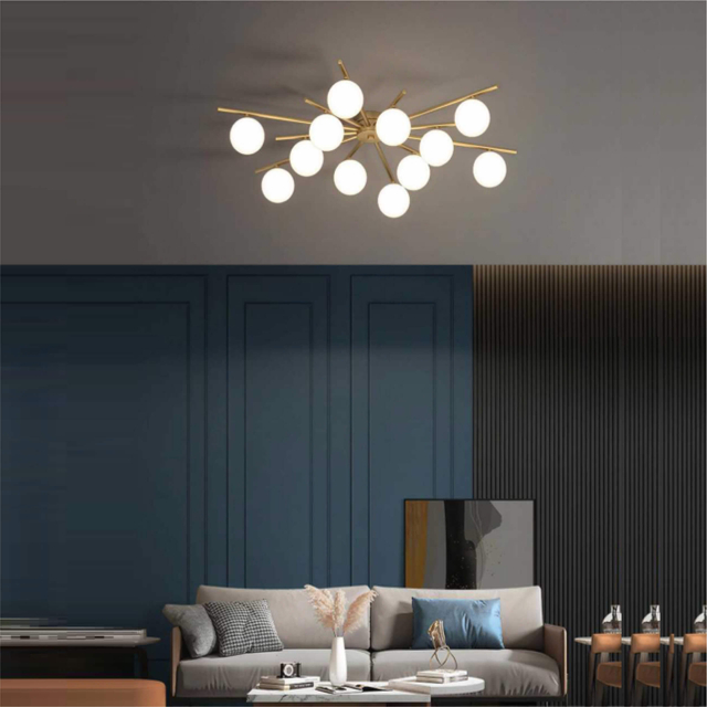 Modern Spherical Pendant Light Fixture