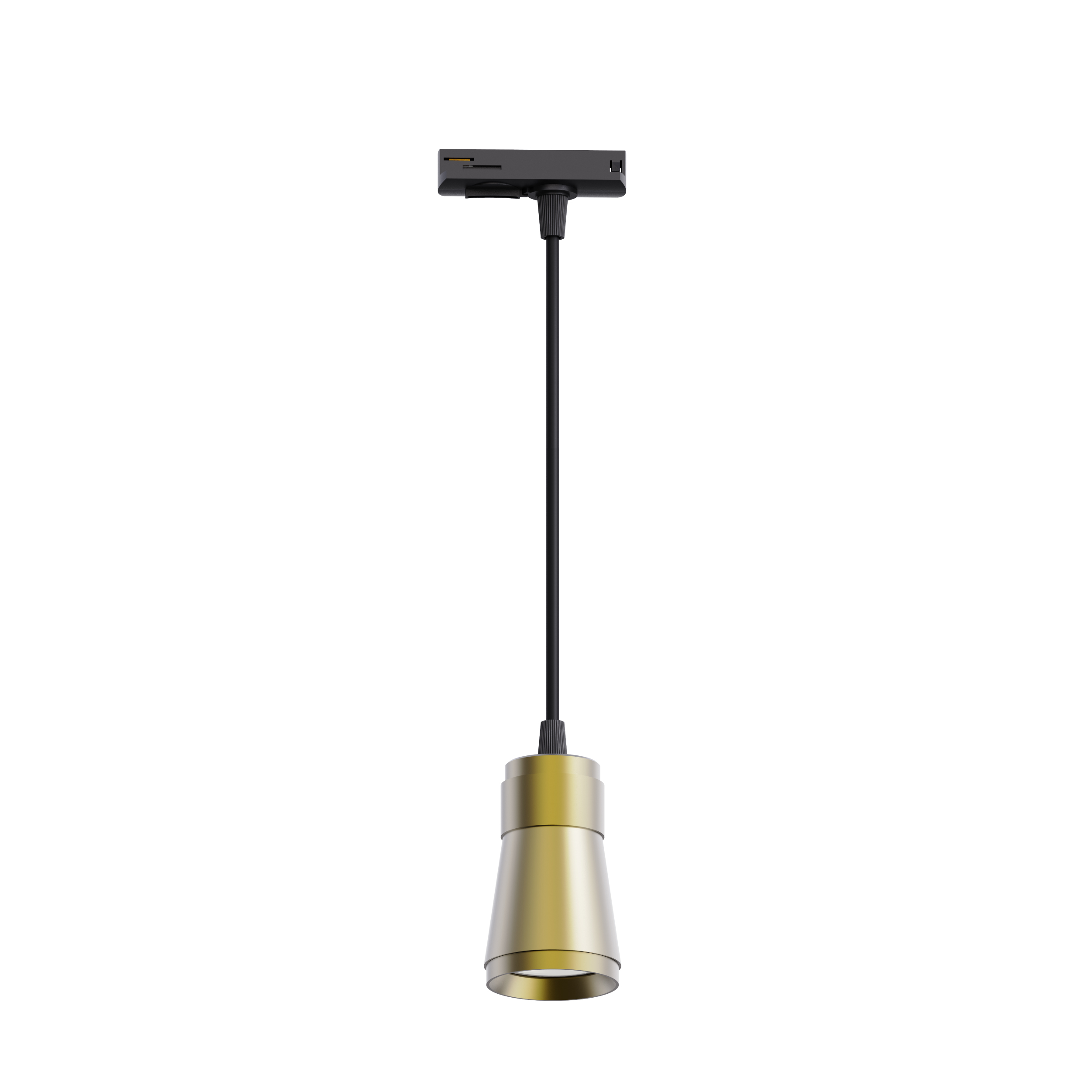 gu10 golden tracking pendant light