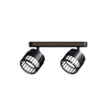 dual head Vertical reflector strip black 