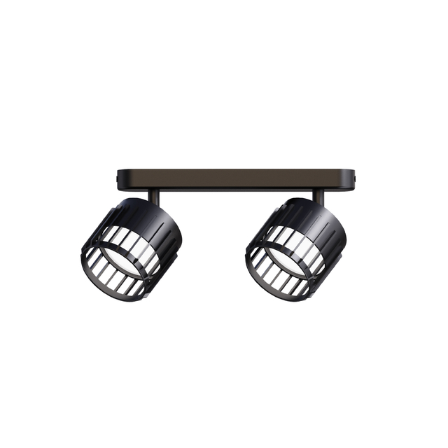 dual head Vertical reflector strip black 