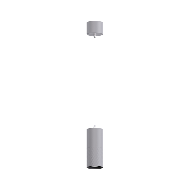 gray twill shape pendant light