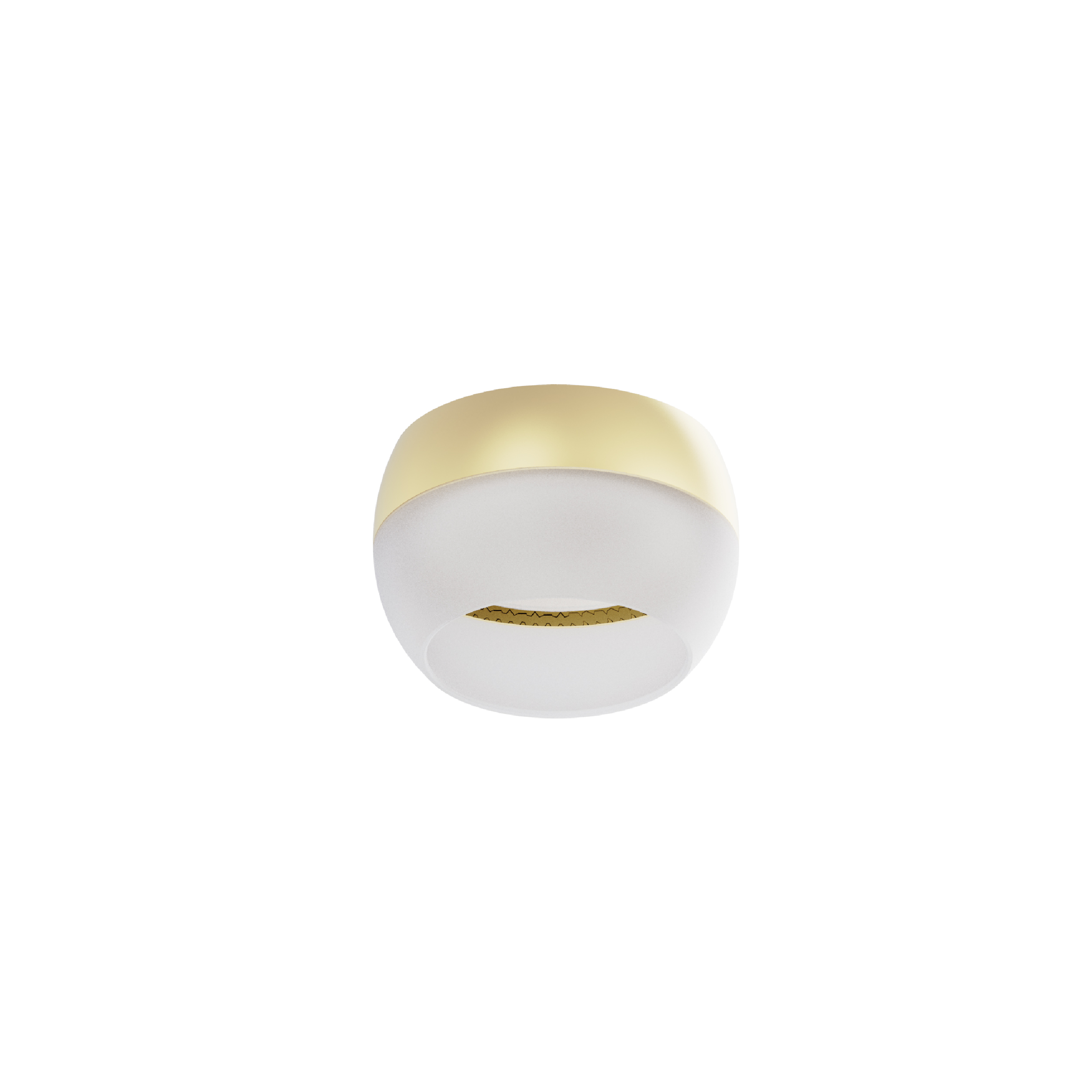  gold gx53 round down light