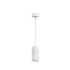 white gu10 pendant light with fence type hollow housing