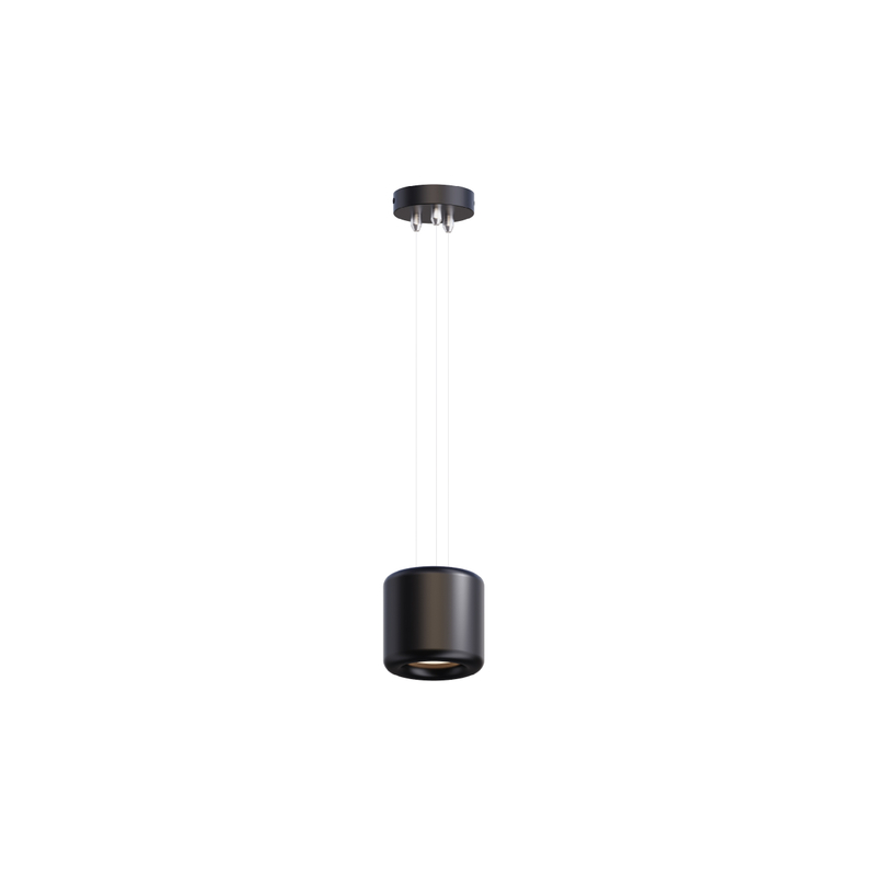 metal black gx53 down light