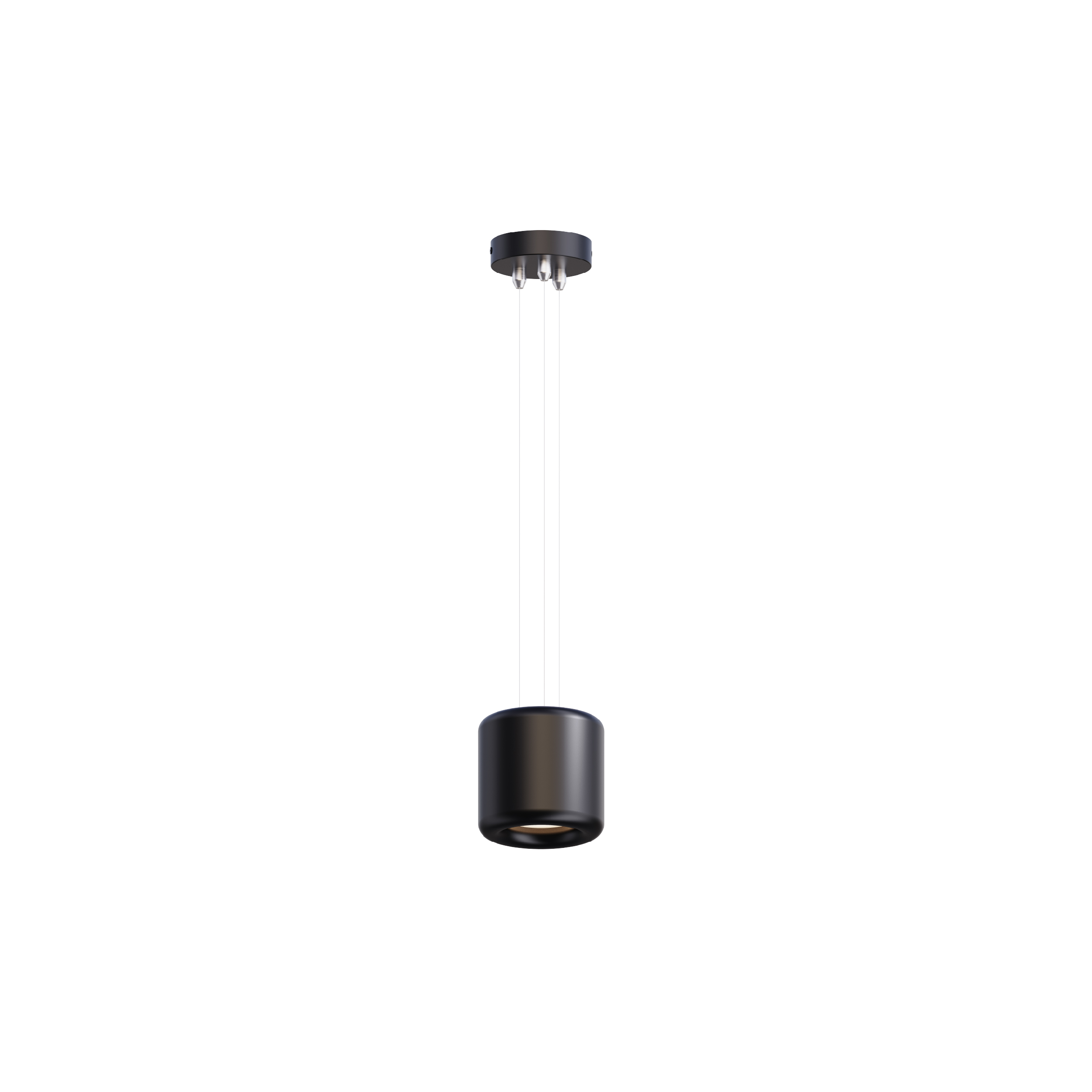 metal black gx53 down light