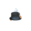 black recessed downlight