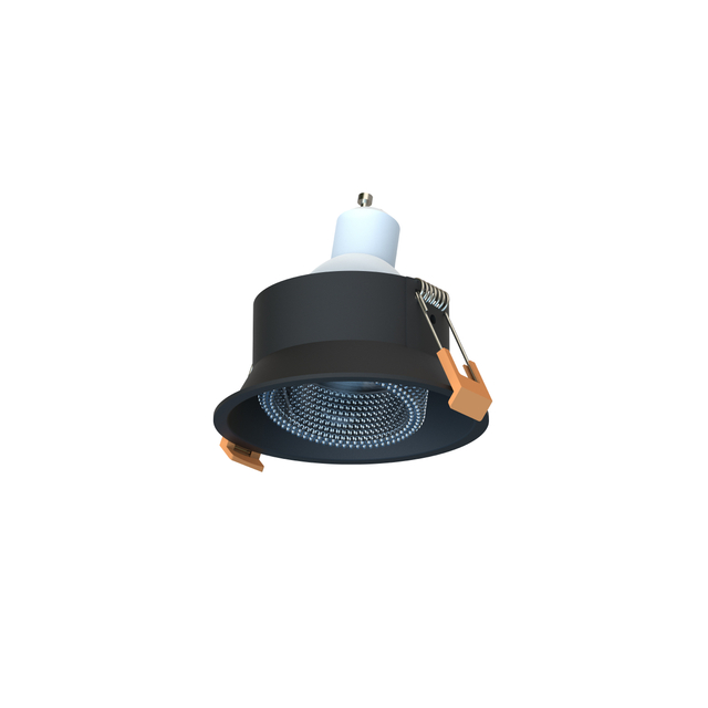 black recessed downlight
