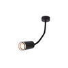 single light head spot light black downlight with an acrylic ring