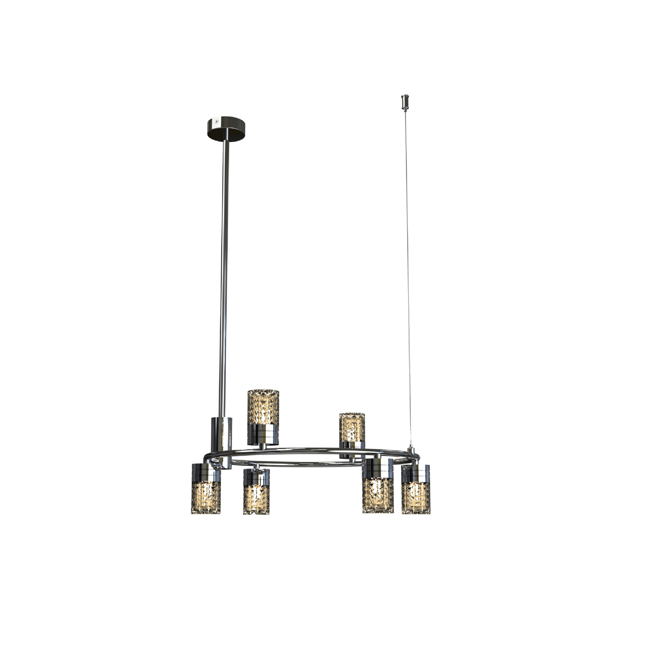 6*G9 warm white color pendant light