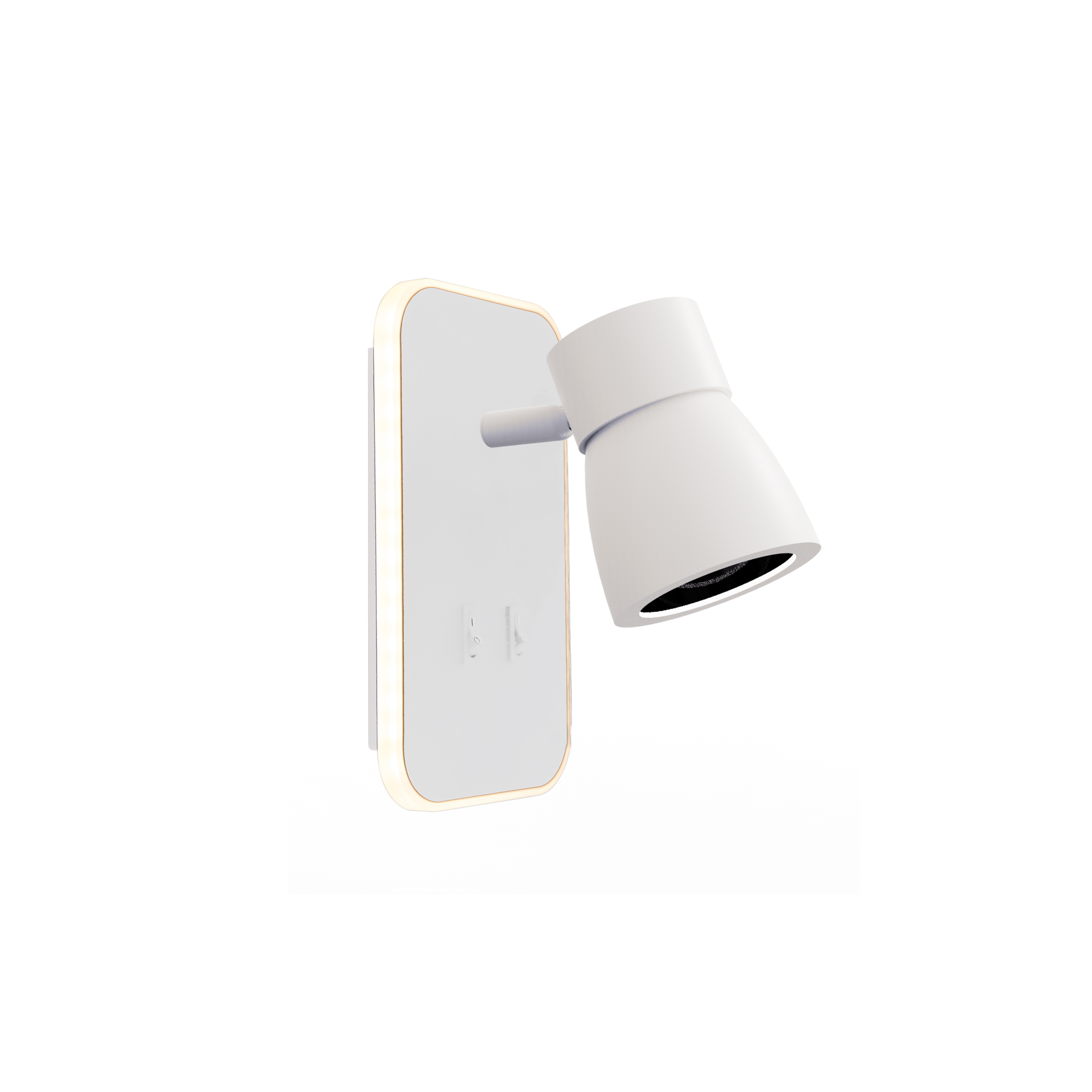 Interior GU10 Matte White Surface Mounted Cone Wall Lamp