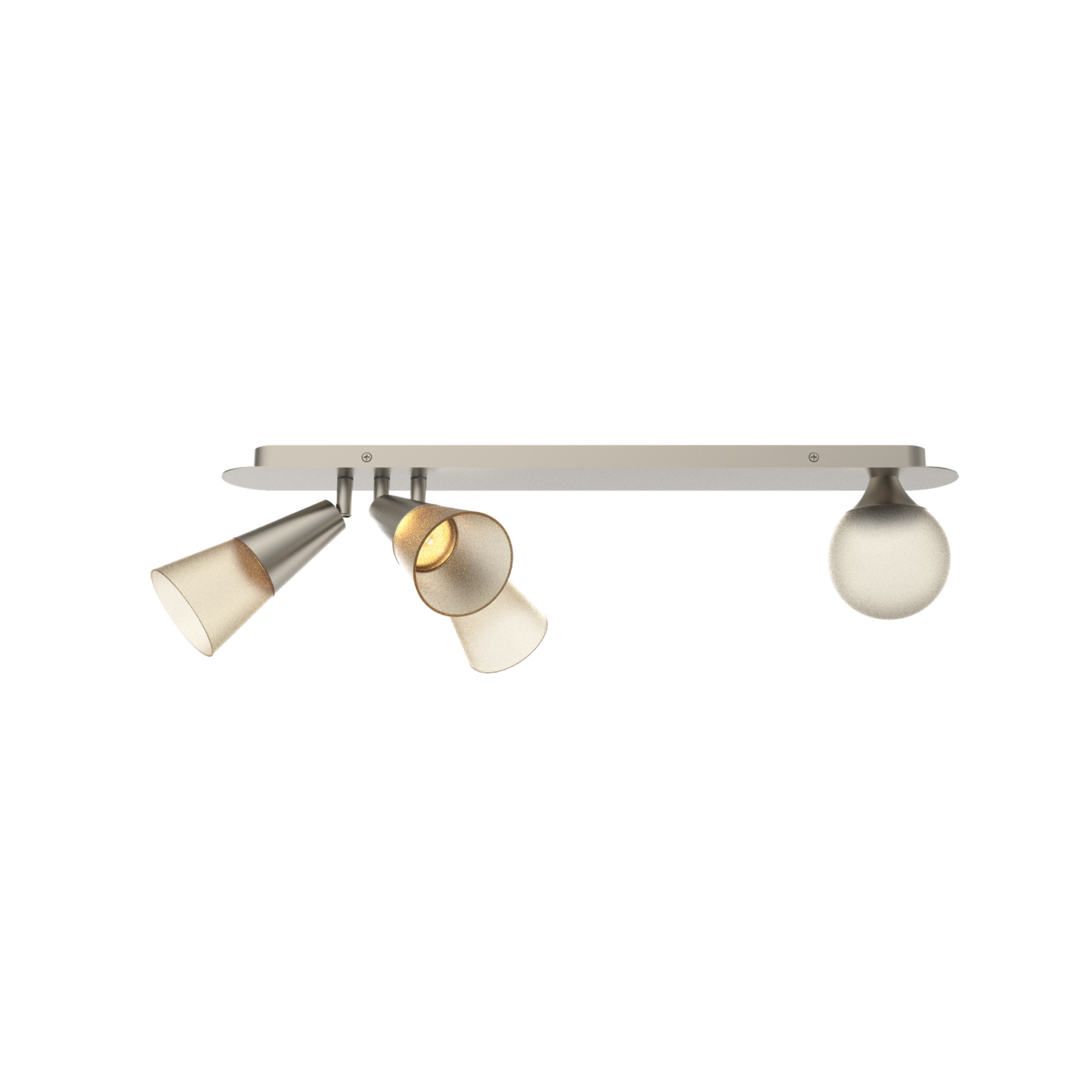 three gu10 light ceiling mounted interior lamp for hall way
