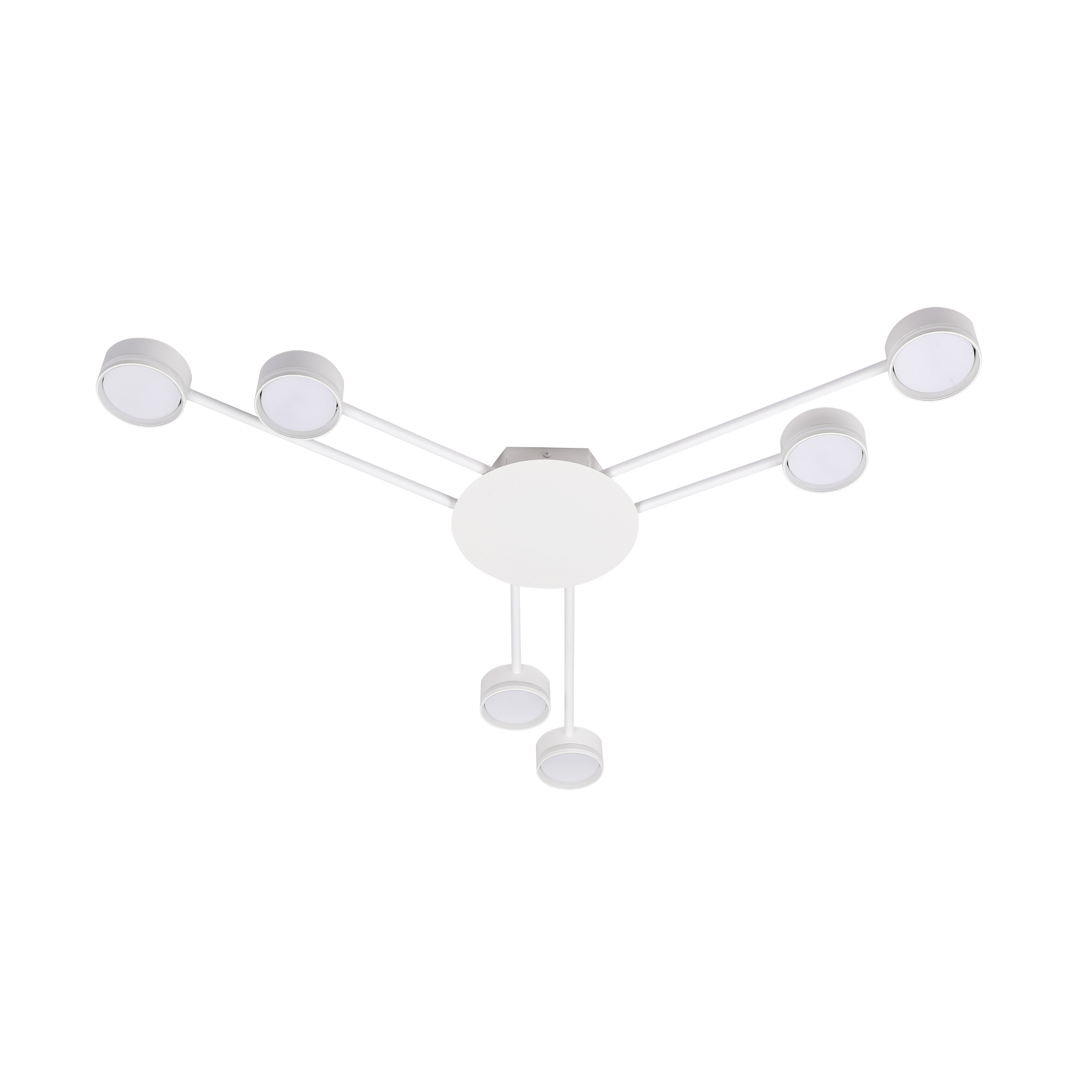 6 gx53 light heads white ceiling light for living room