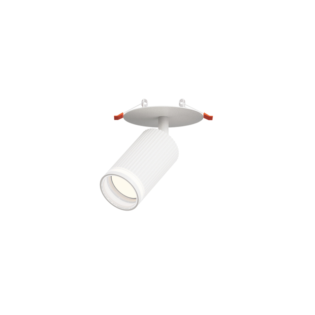 white flush recessed gu10 spotlight for bedroom