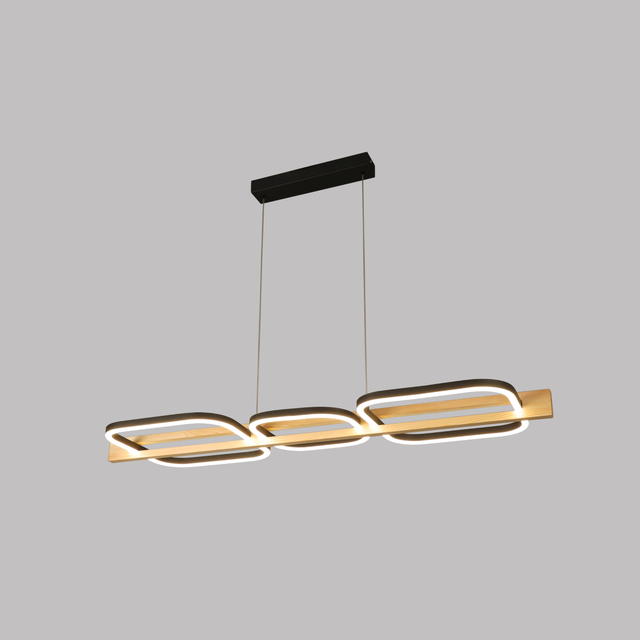 square circle led pendant light