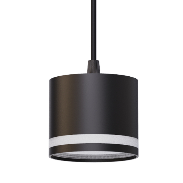 black arcylic gx53 down light