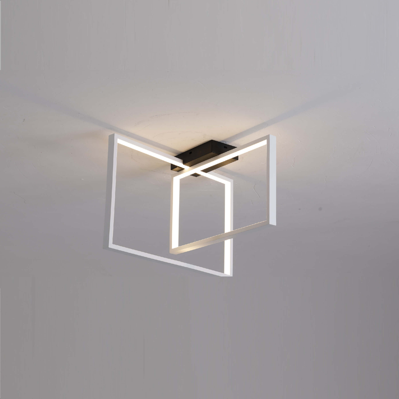 two square led ceiling pendant light