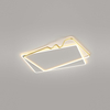 rectangle white ring led ceiling lamp for kitchen hallway