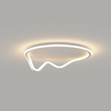 square ring shape made of iron and aluminum led ceiling lamp