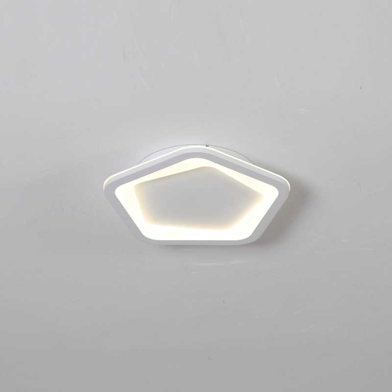 white color led pentagon led ceiling light
